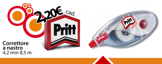 Promo! Correttore a nastro Pritt Comfort - 4,2 mm 8,5 m - 740817