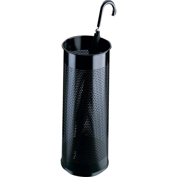 Portaombrelli in metallo traforato Durable - nero - Ø 26 H 62 cm - 3350-01