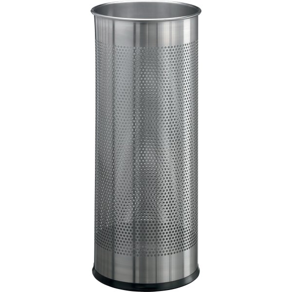 Portaombrelli in metallo traforato Durable - argento - Ø 26 H 62 cm - 3350-23