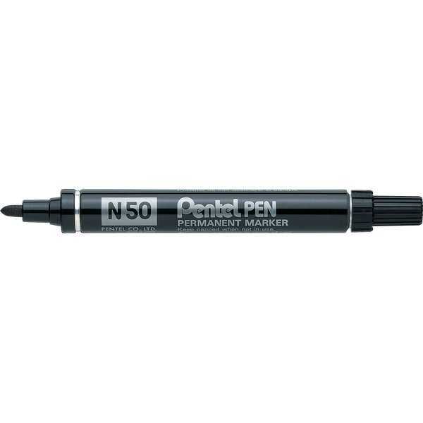 Marcatore permanente Pentel  - Marcatore N50 - verde - tonda - 4,3 mm - N50-D