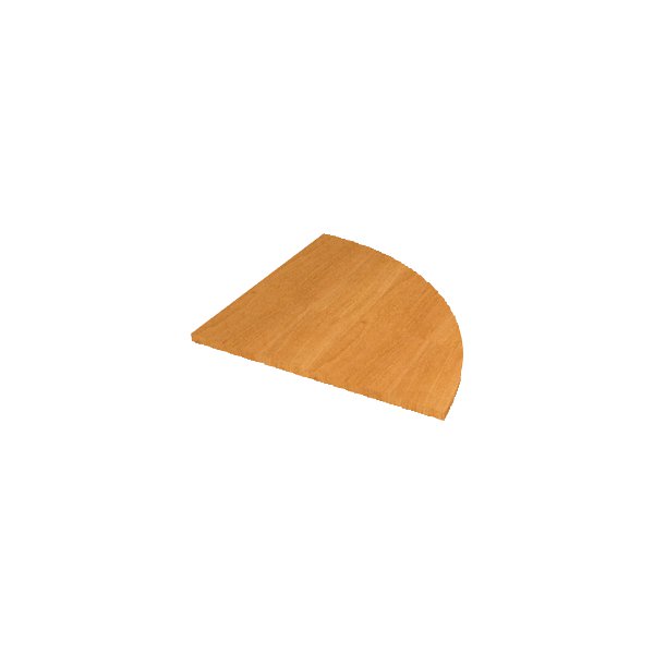 Raccordo angolare 90° - per linea Presto Artexport fianco legno - noce - 80x80x2,2 cm - 60313