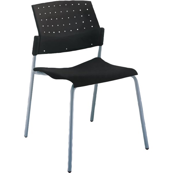 Sedia visitatore Corallo Ergosit - nero - MXC/2/N (conf.2)