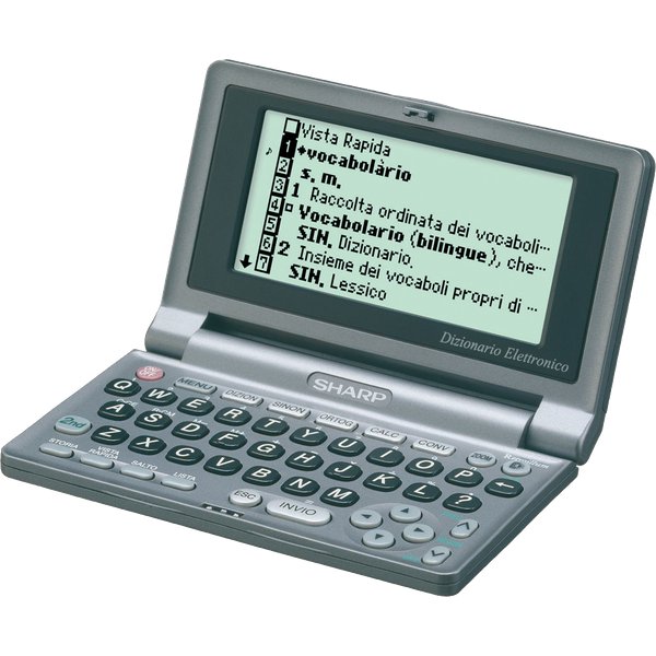 Dizionario elettronico lingua italiana E-Dictionary Sharp - PW E520