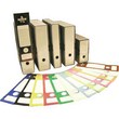 Registratori personalizzabili Unicolor - protocollo - dorso 8 - P8 (conf.6)
