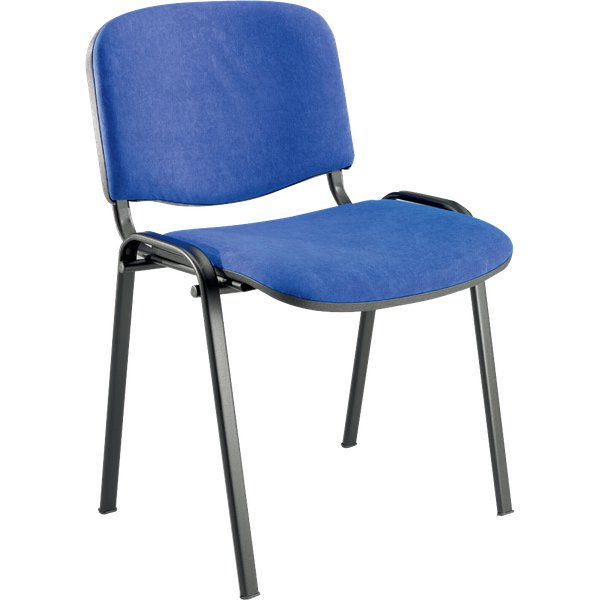 Sedia visitatore Agata Ergosit - Microfibra - blu - D500/4/MC11 (conf.4)