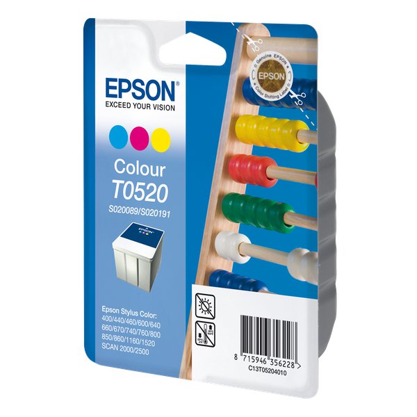 Originale Epson C13T05204010 Cartuccia inkjet blister RS 3 colori