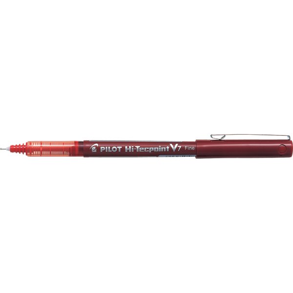 Roller V 7 Pilot - rosso - ad ago 0,7 mm - 011712