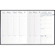 Agenda Trinote Quo Vadis - Impala - plastico - 18x24 cm - nero - 48083Q