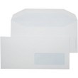 Buste comm.li Sacchettificio Monzese -trapezio-gommata- 11x23 cm-70 g/mq-s/finestra - 575 (conf.500)