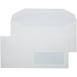 Buste comm.li Sacchettificio Monzese -trapezio-gommata-11x23 cm-70 g/mq -c/finestra - 675 (conf.500)