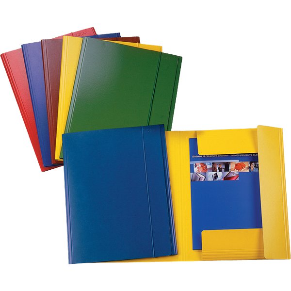 Cartelle 3 lembi in presspan Esselte - marrone - C4212