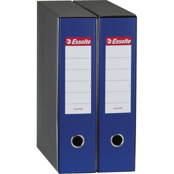Registratori Eurofile Esselte - Commerciale - dorso 5 - F.to utile 23x30 cm - blu - G520500