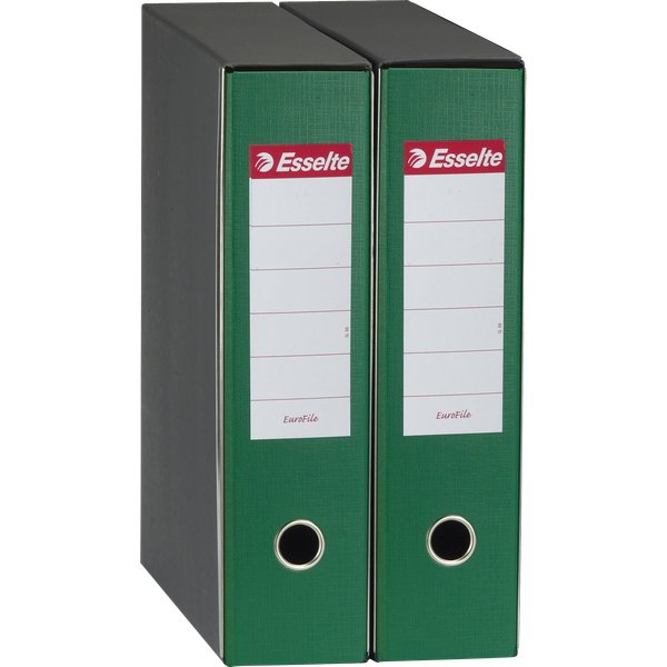 Registratori Eurofile Esselte - Commerciale - dorso 5 - F.to utile 23x30 cm - verde - G521800