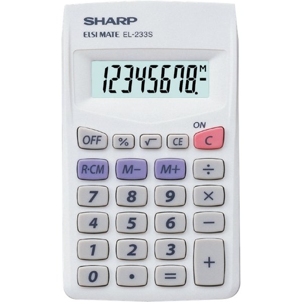 Calcolatrice  tascabile EL 233 SB Sharp - EL 233 SB