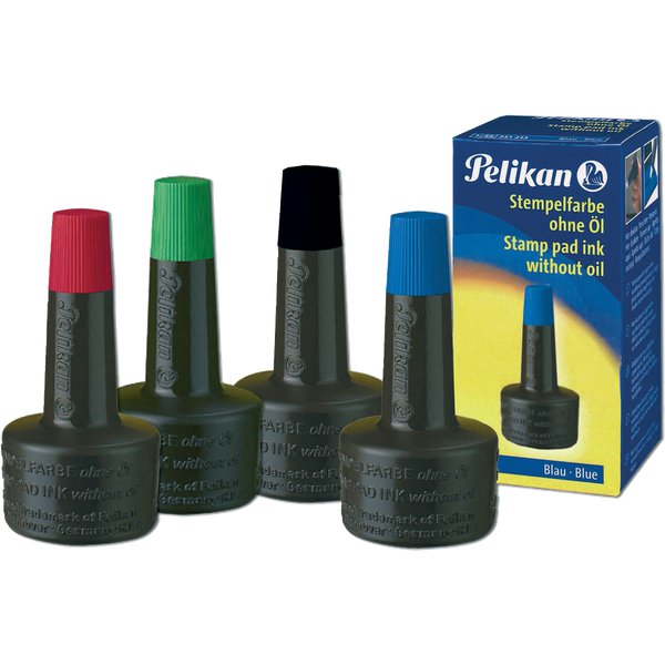 Inchiostro senza olio per timbri Pelikan - nero - 28 ml - 0BBA26