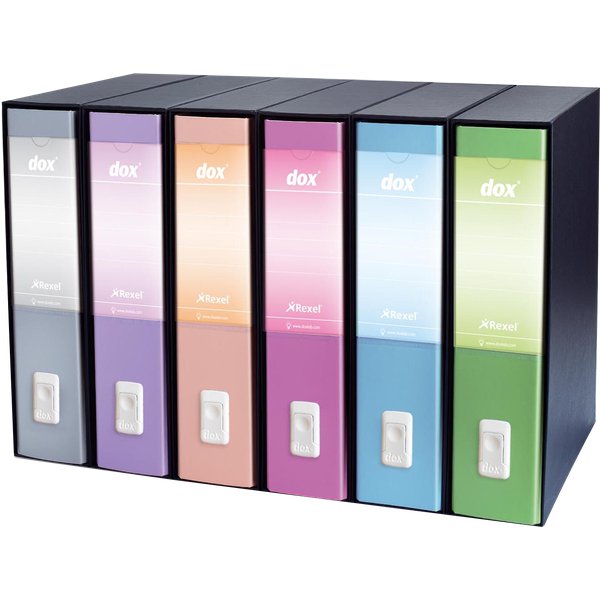 Registratori Dox 1 linea S. Francisco - Commerciale - 23x29,7 cm - grigio - D15107