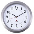 Orologio da parete Big-Big Clock Alba - grigio metallizzato - Ø 38 cm - HORBIG