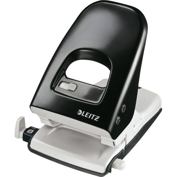 Perforatore Leitz 5138 per alti spessori - nero pastello - 51380095