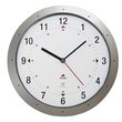 Orologio da parete Watch Time Radiocontrollato Alba - silver - Ø 30 cm - HORTIME SILVER