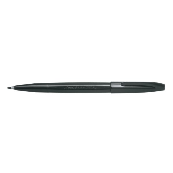 Penna punta in fibra Sign Pen Pentel - nero - 2 mm - S520-A