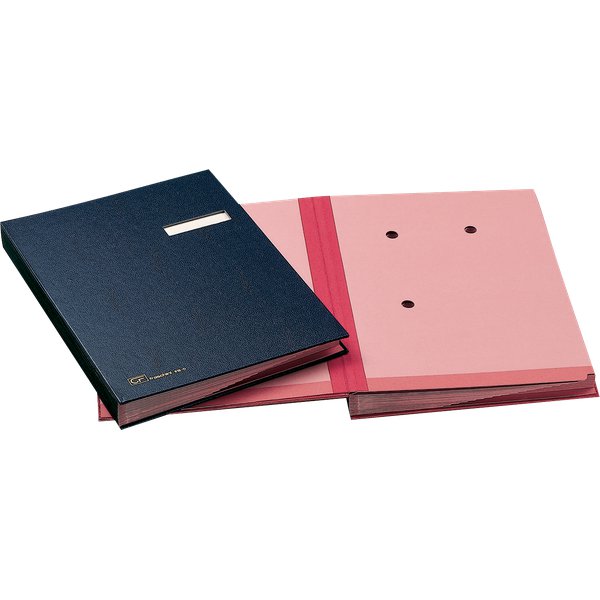 Libro Firma 14 intercalari Fraschini - blu - 614