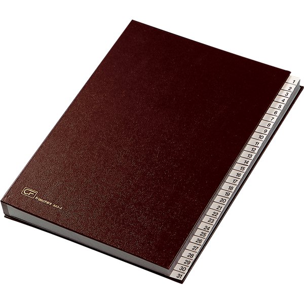 Classificatore  numerico 1-31 Fraschini - rosso - 643-E