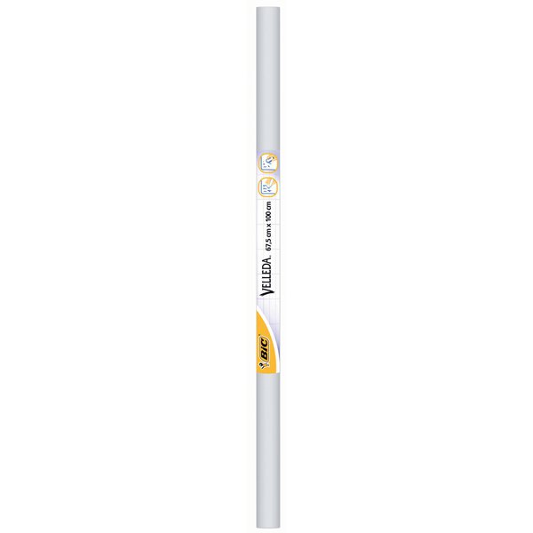 Velleda Roll: fogli lavagna adesivi di alta qualità, da ritagliare e posizionare su qualsiasi supporto pulito, piatto e solido (pareti, porte...). Disponibili in varie dimensioni.