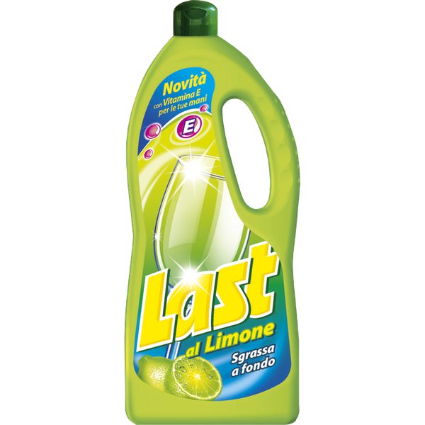 Detersivo Liquido Al Limone Verde. Sgrassa a fondo e rende le stoviglie splendenti e senza odori.