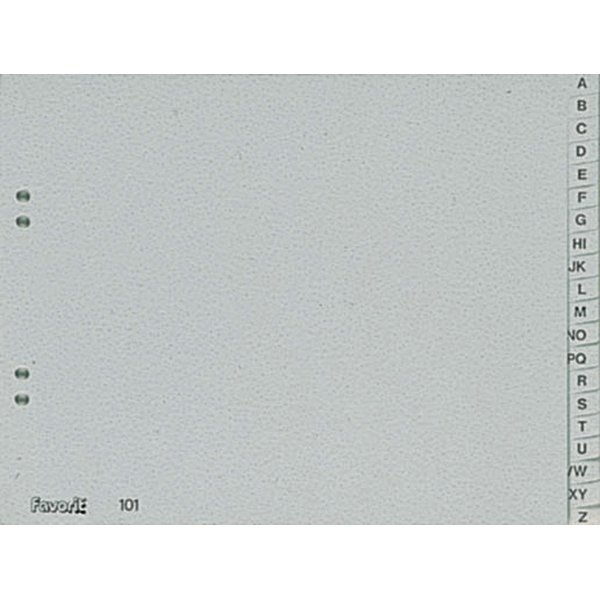 Divisori A-Z  Separex in Naturene Elba - 23x30,5 cm - 07615503