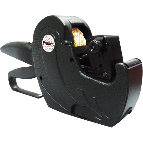 La prezzatrice Printex Z "TagioPrezzo+Sconto" consente di stampare sull'etichetta 26x19mm PreStampata  sia il  Prezzo Ufficiale che lo Sconto che il Prezzo Scontato. Sull'etichetta prezzata comparirà:  il vecchio prezzo barrato, la percentuale di sconto e sulla seconda linea  il prezzo finale scontato. <br/>2 linee di stampa: prima linea di stampa n° 10 caratteri Numerici, h 3mm e 4,5mm, seconda linea di stampa 7 caratteri numerici Maxi, h. 5mm con simbolo EURO.  La prezzatrice ha anche il vantaggio che può essere usata come un normale distributore di etichette prestampate semplicemente escludendo il gruppo stampa.<br/>Confezione KIT :  Prezzatrice + 10 rotoli assortiti + 1 cartuccia inchiostro.<br/>                                                                                                                                                                                                Etichette rettangolari formato 26x19mm, in rotolo da 650 etichette, stampate in 3 colori ideali per differenziare tramite il COLORE i diversi livelli di sconto applicati alle merci PreStampate : Giallo,Verde e Arancio adesivo Permanente.