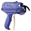 Pistola appendicartellini V-Tool per Secur-a-tach leggera ed ergonomica con applicatore ad uncino consente di effettuare l'operazione di chiusura del filo di sicurezza con una mano e di avere l'altra libera per manipolare gli articoli da cartellinare. I fili Secur-a-tach sono ideali per cartellinare qualsiasi tipo di merce; per ottenere una chiusura perfetta, l’operatore non deve fare altro che inserire il caricatore da 50 pz e azionare l'attuatore sul manico della pistola. I Fili Secur-a-Tach sono in polipropilene in confezione da 5000 fili.