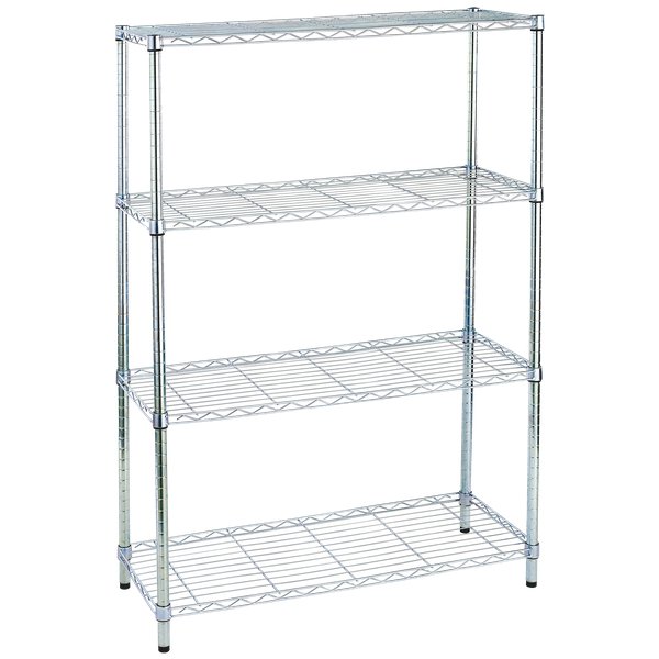Libreria cromata tubolare light disponibile a 3 - 4 - 5 ripiani, ideale sia in ufficio che a casa, attrezzabile con vari accessori che la rendono pratica e versatile.