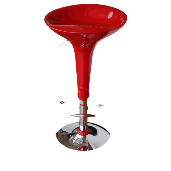 Sgabello bar colore rosso - Sgabelli e tavoli tipo bar in abs ed acciaio, perfetti per allestire zone relax e accoglienza all'interno di aziende, ma anche perfetti per arredare un pubblico esercizio.