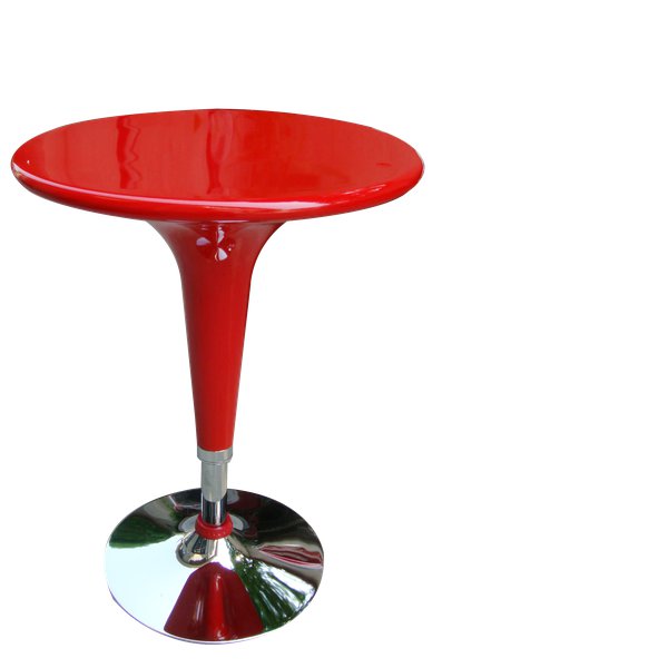 Tavolo con alzo a gas colore rosso - Sgabelli e tavoli tipo bar in abs ed acciaio, perfetti per allestire zone relax e accoglienza all'interno di aziende, ma anche perfetti per arredare un pubblico esercizio.