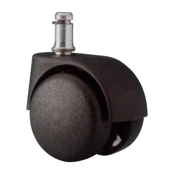 Ruote per sedie Ergosit - Per pavimenti duri - nero - Set 5 Ruc011 (conf.5)