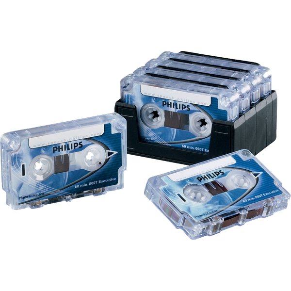 Mini cassette Philips - 60 minuti - blu - LFH 007 (conf.10)