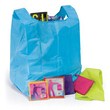 Borsa da spesa mod T_Bag richiudibile, occupa poco spazio ed è molto resistente. Dimensioni aperta 35X58 cm. Capacità 20 lt.