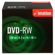 Jewel case - DVD Imation  - DVD-RW - 4,7 Gb - 4x -  i21061 (conf.10)