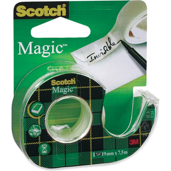 Nastro adesivo Scotch® Magic™ 810 - Chiocciola ricaricabile - 19 mm x 7,5 m - 8-1975 D