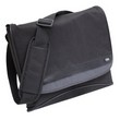 Borsa tracolla in nylon tecnico con tasca imbottita porta notebook e tasca esterna porta documenti con cerniera. Chiusura a strappo.
