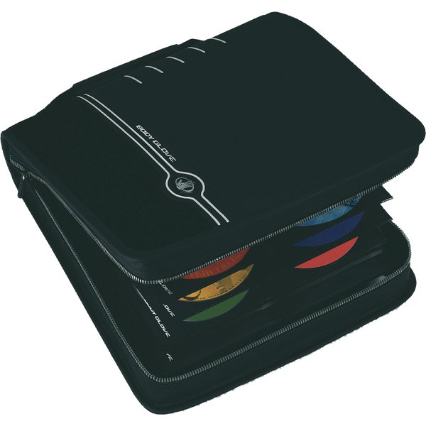 Cd wallet per il trasporto e la archiviazione dei CD. Il materiale high-tech offre una efficace protezione da calore, acqua e colpi. Colore nero.