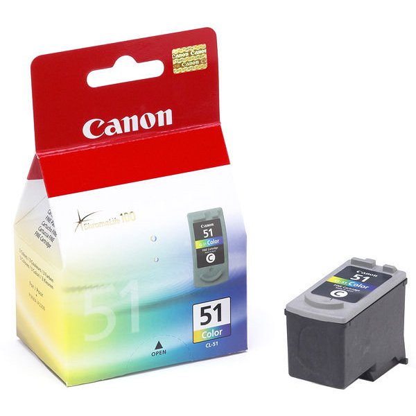 Originale Canon 0618B001 Cartuccia inkjet alta resa CL-51 ciano+magenta+giallo