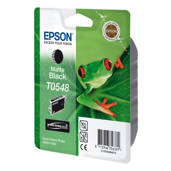 Originale Epson C13T05484010 Cartuccia inkjet Hi-Gloss blister RS STYLUS PHOTO nero opaco