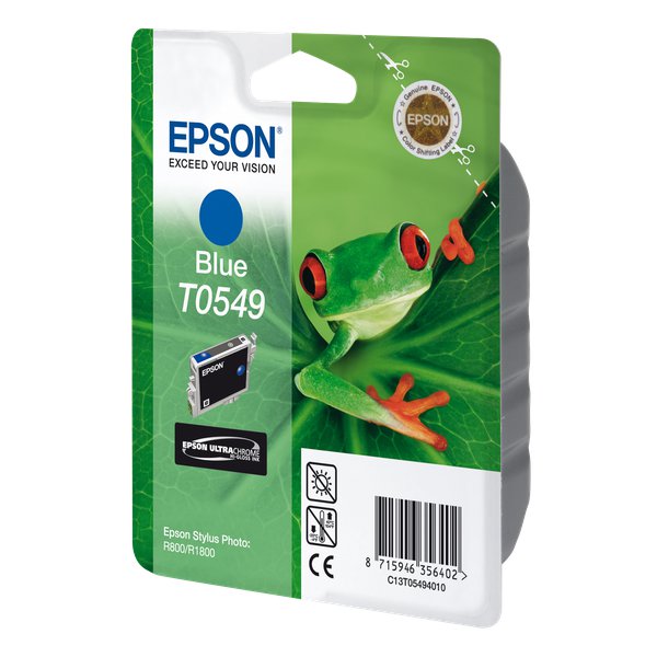 Originale Epson C13T05494010 Cartuccia inkjet Hi-Gloss blister RS STYLUS PHOTO blu
