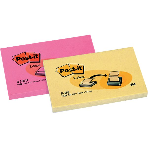 Ricariche Post-it® Z-Note - 76x127 mm - giallo canary - R 350