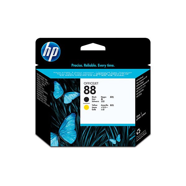 Originale HP C9381A Testina di stampa 88 nero +giallo