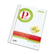 Ricambi rinforzati bianchi in formato A4 e A5 con fascia in pellicola rinforzata. 40 fogli in carta da 80 g/mq. Disponibile in varie rigature.