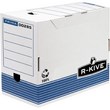 La gamma R-Kive Prima è composta da prodotti e soluzioni per tutte le esigenze di archiviazione e conservazione dei documenti. Robusti e modulari, i prodotti R-Kive Prima sono pensati ponendo al primo posto il rispetto per l'ambiente: costituiti al 100% di cartone riciclato e riciclabile, sono stampati con inchiostri a base d'acqua e le colle utilizzate non contengono solventi. Colore bianco, stampa nero e azzurro.