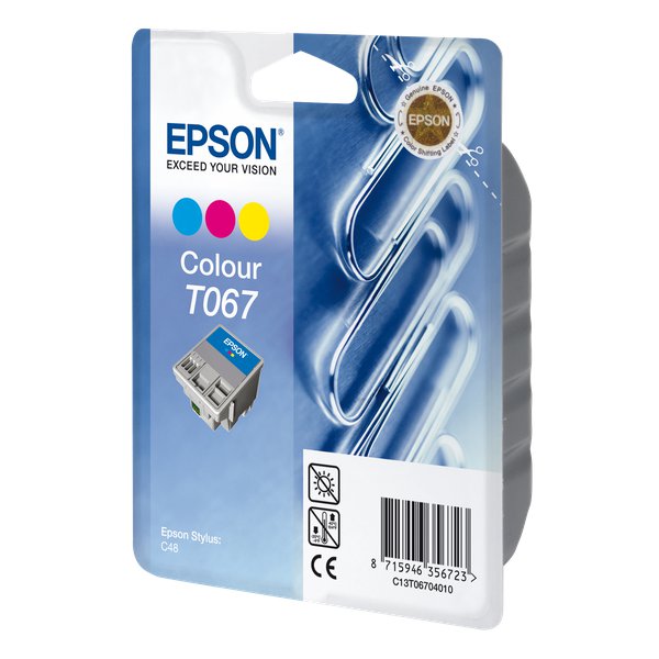 Originale Epson C13T06704010 Cartuccia inkjet blister RS STYLUS 3 colori
