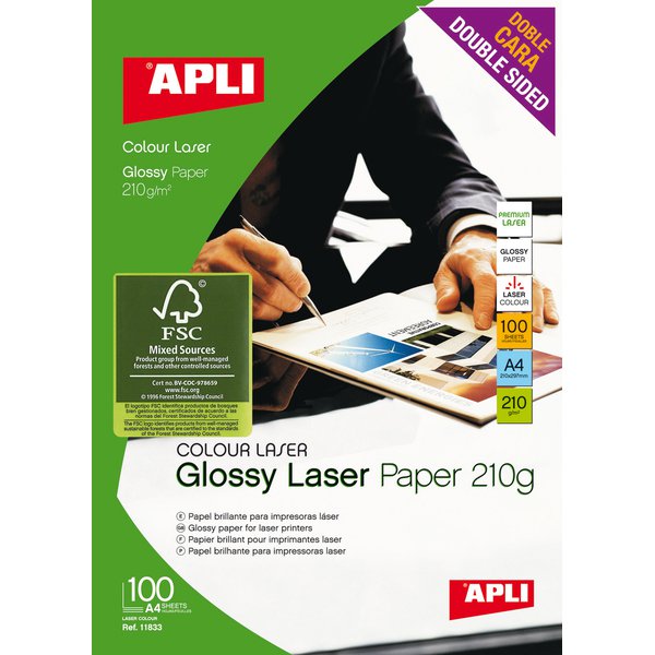 Carta digitale laser Decadry - A4 - 210 g - 011833 (conf.100)